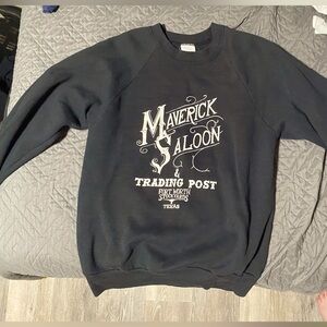 90s Maverick Saloon Black Sweater